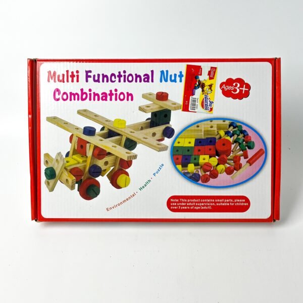 jeu de bricolage vis et boulons en bois