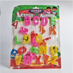 lettres en plastiques magnétiques