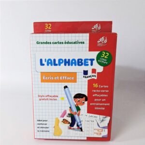 grandes cartes educatives effaçables - francais -