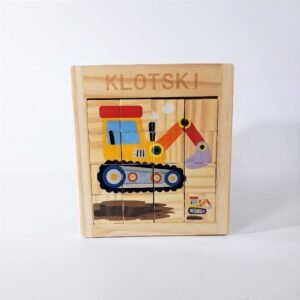 puzzle en bois - 16pcs - 2 en 1