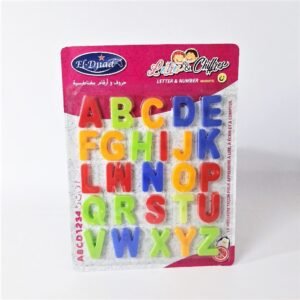 lettres en plastiques magnétiques - francais - B